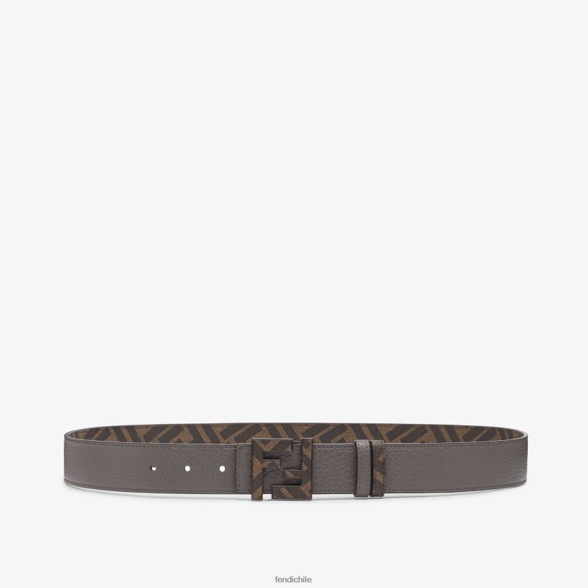 cinturon reversible de piel ff hombres Fendi accesorios gris J04T4L2475 J04T4L2475 Fendi Chile artesania de calidad Carteras Fendi Chile ofrece savoir faire e innovacion