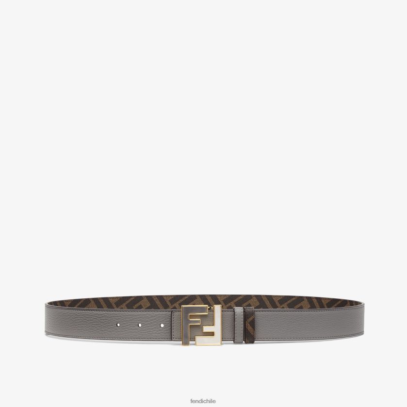 cinturon reversible de piel ff hombres Fendi accesorios gris J04T4L2481 J04T4L2481 Fendi Chile artesania de calidad Carteras Fendi Chile ofrece savoir faire e innovacion