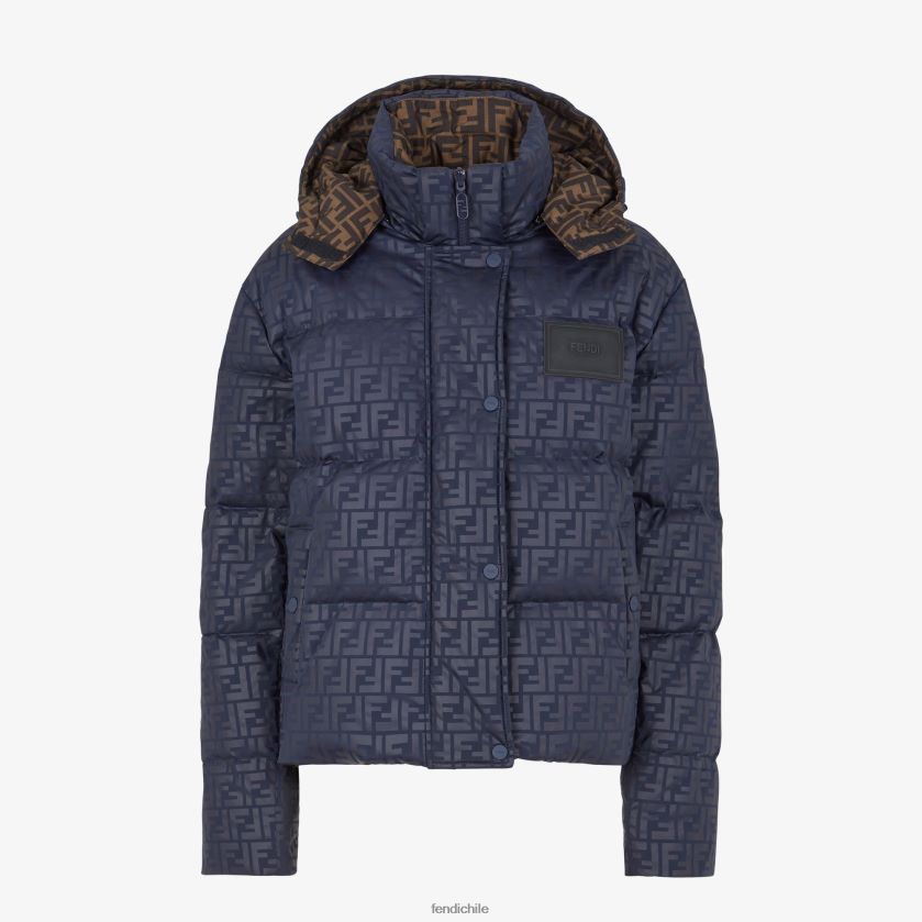 chaqueta de plumas de tejido tecnico ff mujer Fendi vestir azul J04T4L1177 J04T4L1177 Fendi Chile artesania de calidad Carteras Fendi Chile ofrece savoir faire e innovacion